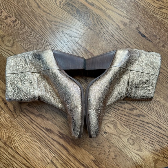 Rag & Bone Newbury Metallic Leather Ankle Boot—8 - Picture 6 of 16